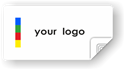 Obrázok pre výrobcu Custom Logo Rectangle Sticker