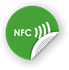 Obrázok pre výrobcu NFC sticker 35mm with text, more colors