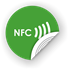 Picture of NFC sticker 35mm with text, more colors