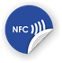 Picture of NFC sticker 35mm with text, more colors