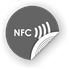 Picture of NFC sticker 35mm with text, more colors