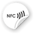 Picture of NFC sticker 35mm with text, more colors