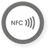 Picture of NFC sticker 50mm with border, more colors