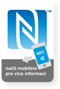 Obrázek Velký obdélnikový NFC štítek se znakem N-Mark