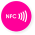 Picture of NFC sticker 50mm neon, more colors