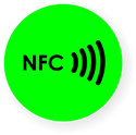 Obrázok pre výrobcu NFC sticker 50mm neon, more colors