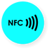 Picture of NFC sticker 50mm neon, more colors