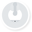 Obrázok pre výrobcu Transparent NFC Sticker, 25mm, NTAG213