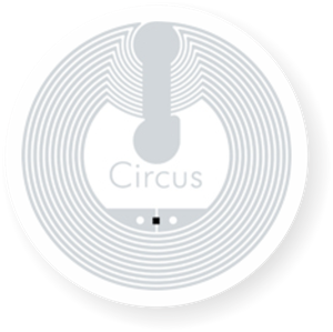 Picture of Transparent NFC Sticker, 25mm, Ultralight